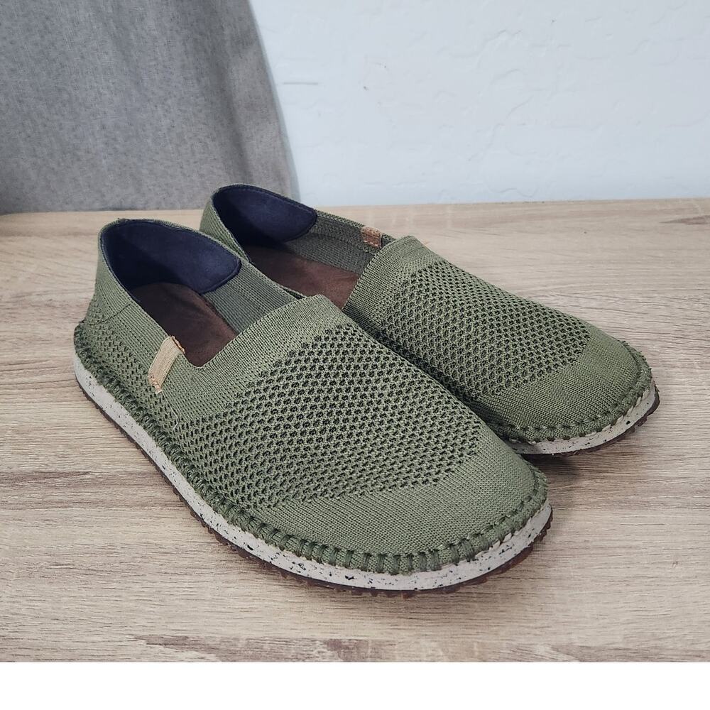 Saola Women's Shoes Size 9.5 Green Slip On Comfort Breathable Slip On Casual